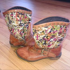 spring step tapestry bootie